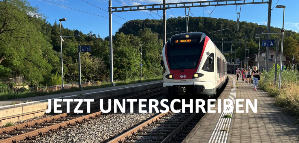 Für die Beibehaltung des Viertelstundentakts der S-Bahn im Birstal!